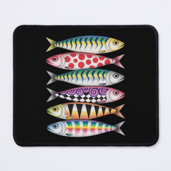 Item preview, Colorful Patterned sardines designed and sold by jkrphoto.