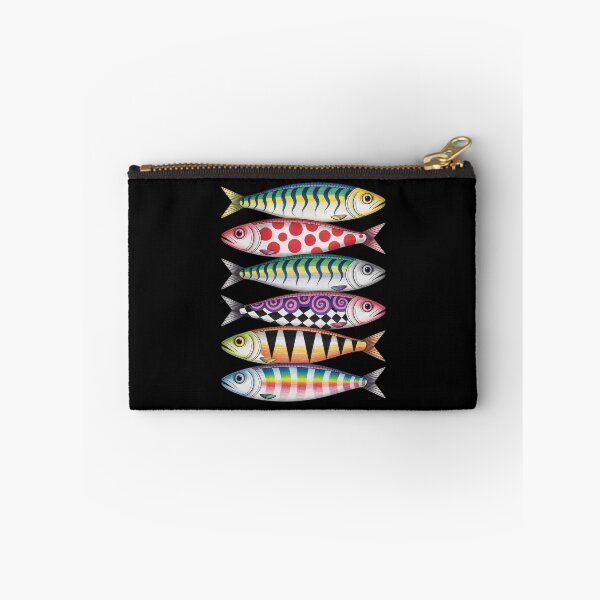 Item preview, Colorful Patterned sardines designed and sold by jkrphoto.