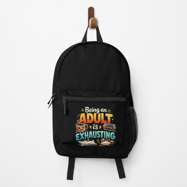 Item preview, Adulting Exhausted T‑Shirt designed and sold by IMOBILYARI VibeCore.