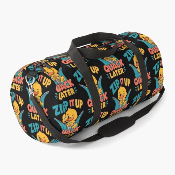 Item preview, Zip It Up Quack Later Funny Duck Zipper Pun designed and sold by TeeTimeTreasure.
