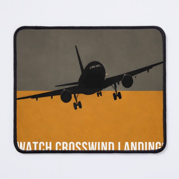 Item preview, I Watch Crosswind Landings For The Plot — Minimalist Aviation Art Print designed and sold by Martin's_Design.