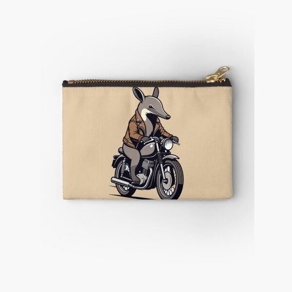 Item preview, Motorcycle Anteater – Whimsical Rider Design designed and sold by Dogandesighn.