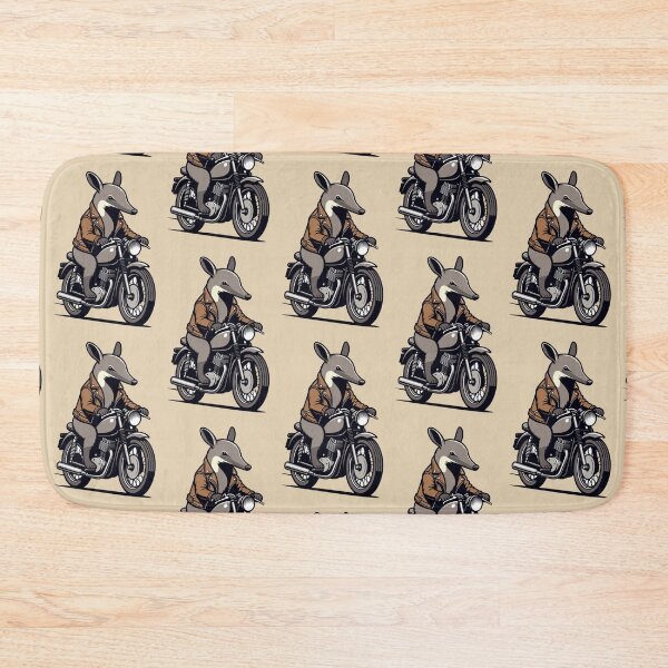 Item preview, Motorcycle Anteater – Whimsical Rider Design designed and sold by Dogandesighn.