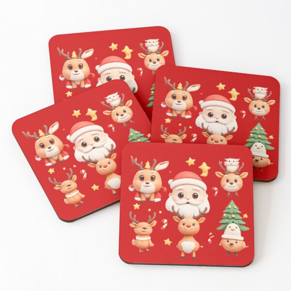 Item preview, Deep colors Santa reindeer with dove love designed and sold by Jsw-speedartja.