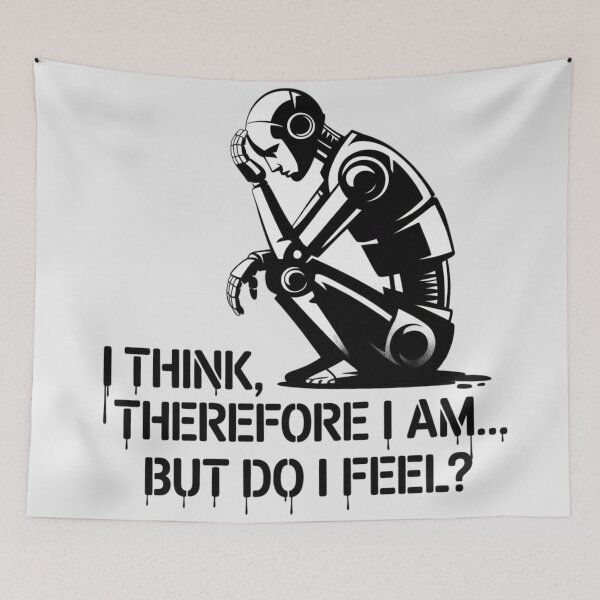 Item preview, BANKSY AI - I think, therefore I am... but do I feel? designed and sold by 123ks.