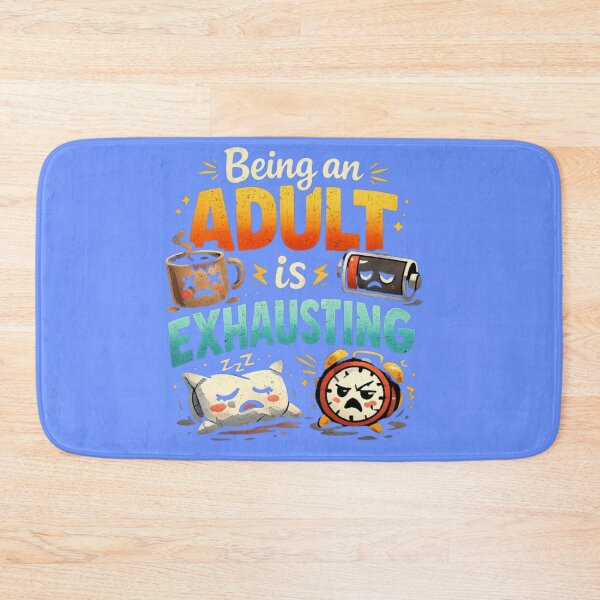 Item preview, Adulting Exhausted T‑Shirt   designed and sold by IMOBILYARI.
