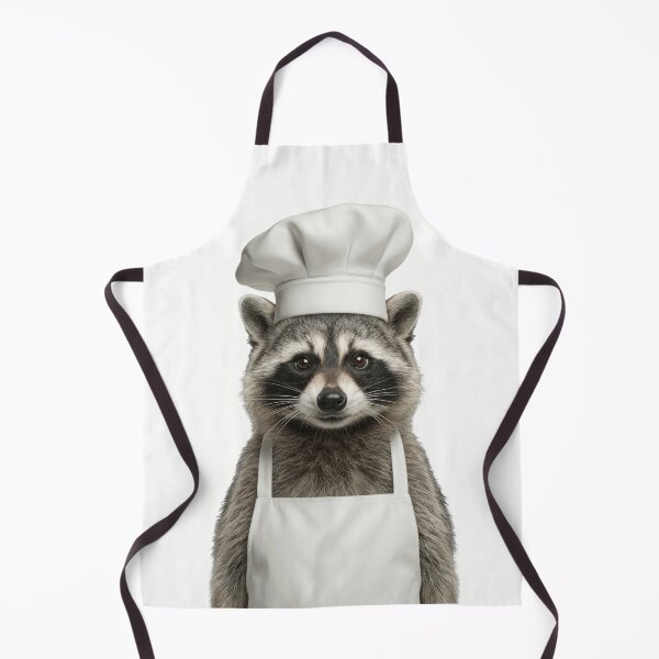 Item preview, Funny Raccoon Chef Realistic Animal Cooking Humor Art designed and sold by LazyOwlStore.