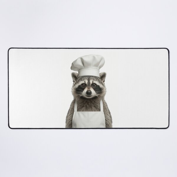 Item preview, Funny Raccoon Chef Realistic Animal Cooking Humor Art designed and sold by LazyOwlStore.