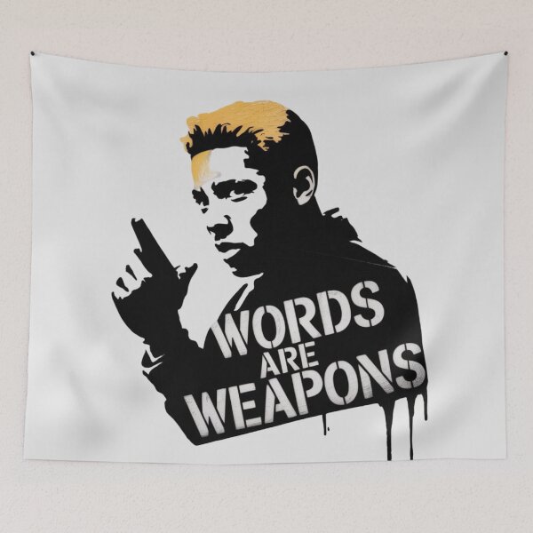 Item preview, Banksy - Words are weapons designed and sold by 123ks.