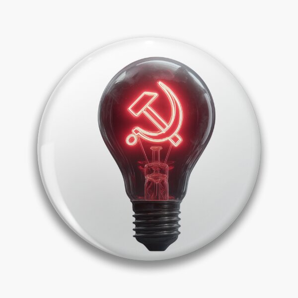 Item preview, Hammer & Sickle Neon Lightbulb designed and sold by Red-Star-Coop.