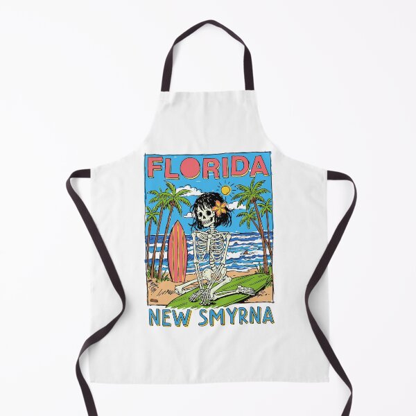 Item preview, Skeleton Surfer Girl at New Smyrna Beach Florida designed and sold by sXe-art.