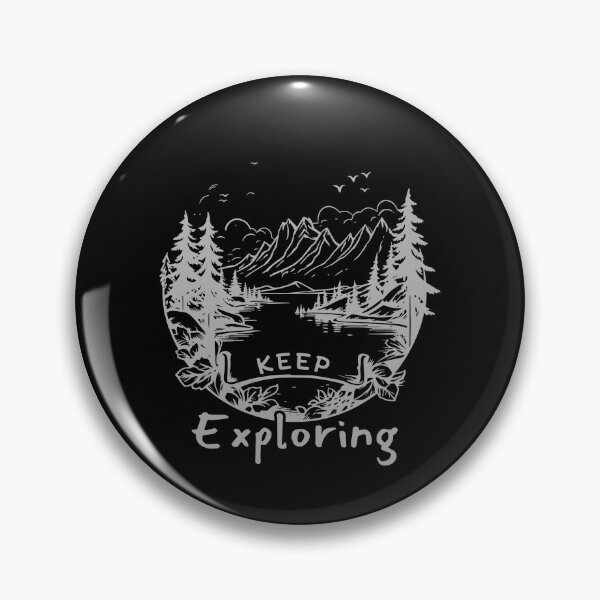 Item preview, Keep Exploring – Mountain Adventure Nature Design designed and sold by Lynn Creates.