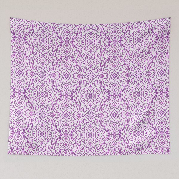 Item preview, Elegant Islamic Arabesque Damask Pattern (V.7w) – Ornamental Seamless Design designed and sold by D-Islamic.