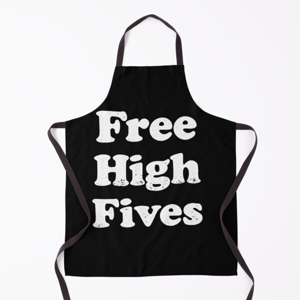 Item preview, Free High Fives Funny Positive Humor Vintage Typography designed and sold by ZEtexaxe.
