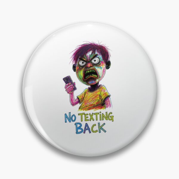 Item preview, Angry Person No Texting Back Phone Sticker designed and sold by QutteshopLM .