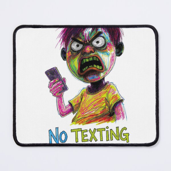 Item preview, Angry Person No Texting Back Phone Sticker designed and sold by QutteshopLM .