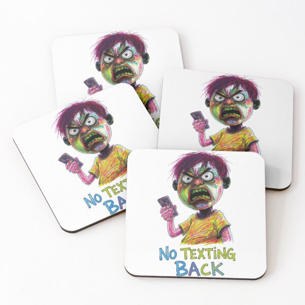Item preview, Angry Person No Texting Back Phone Sticker designed and sold by QutteshopLM .