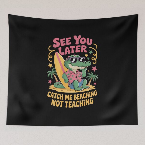 Item preview, Reptile Vacation Instructor Break Design designed and sold by SuperAndSocial.