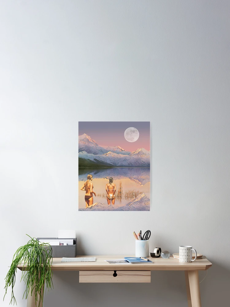 Thumbnail 2 of 3, Poster, Moon Ritual designed and sold by leafandpetal.