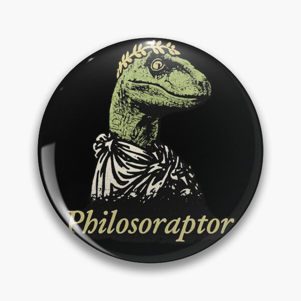 Item preview, Philosoraptor Funny Dinosaur Philosophy Meme Retro designed and sold by ZEtexaxe.