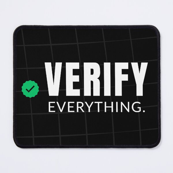 Item preview, Verify Everything Funny Accounting Audit Humor Design designed and sold by FCA SIR MERCH .