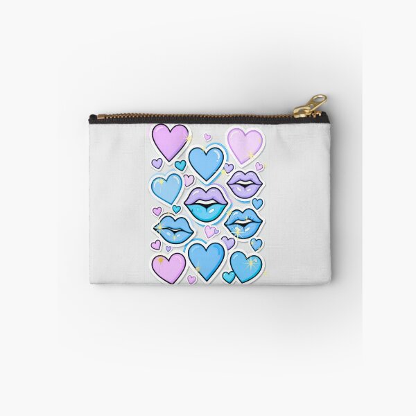Item preview, Lilac & Blue Hearts and Lips Aesthetic  designed and sold by Creativ_Design.