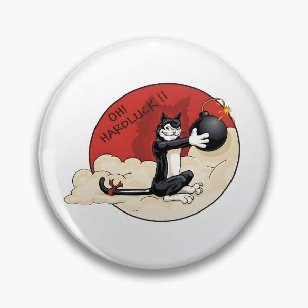 Item preview, The Felix 'Hardluck II' Bomber Nose Art Insignia designed and sold by CharlieDesings.
