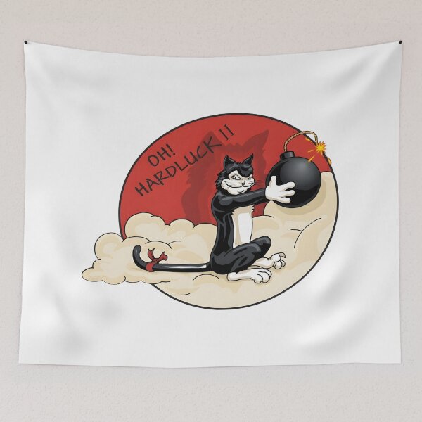 Item preview, The Felix 'Hardluck II' Bomber Nose Art Insignia designed and sold by CharlieDesings.