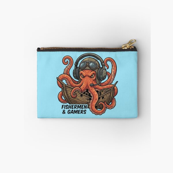 Item preview, Fishermen & Gamers – Octopus Adventure Design designed and sold by Dogandesighn.