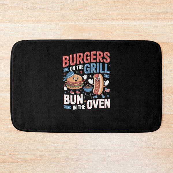 Item preview, Funny Patty Sausage Barbecue Oven Gathering designed and sold by SuperAndSocial.