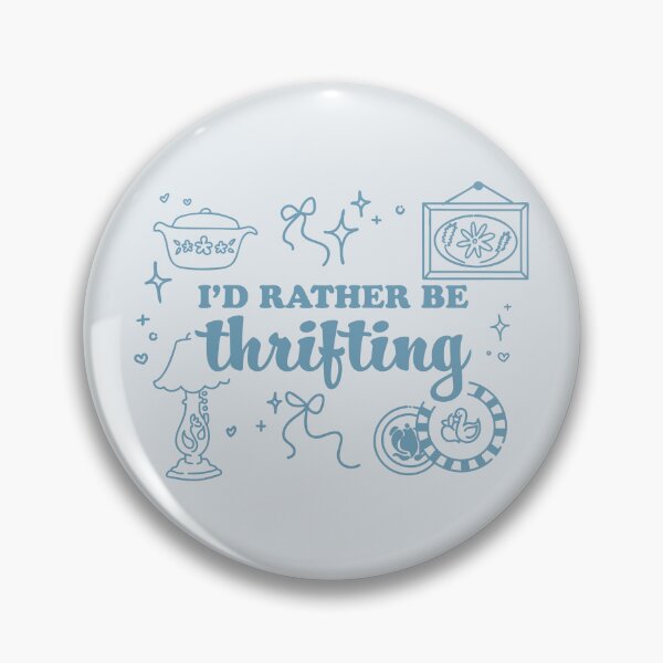 Item preview, I'd Rather Be Thrifting designed and sold by GreenTStudio.