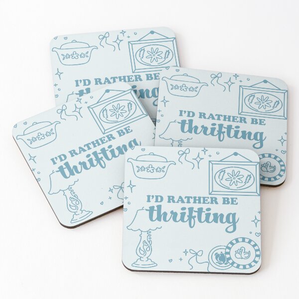 Item preview, I'd Rather Be Thrifting designed and sold by GreenTStudio.
