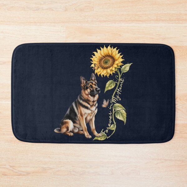 Item preview, German Shepherd Memorial Sunflower - Forever in My Heart designed and sold by tamdevo1.