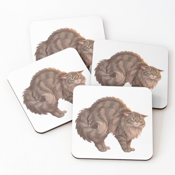 Item preview, Maine Coon Mood #07: Spooked Fluffy Arch designed and sold by Quiet Joy Studio.