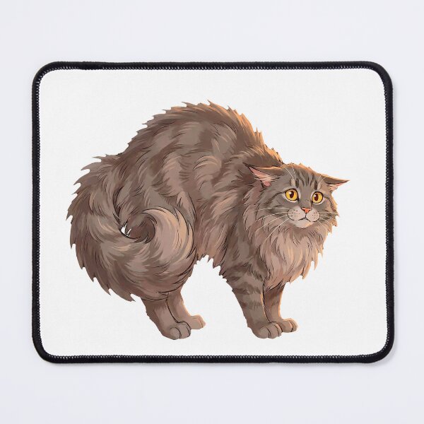 Item preview, Maine Coon Mood #07: Spooked Fluffy Arch designed and sold by Quiet Joy Studio.