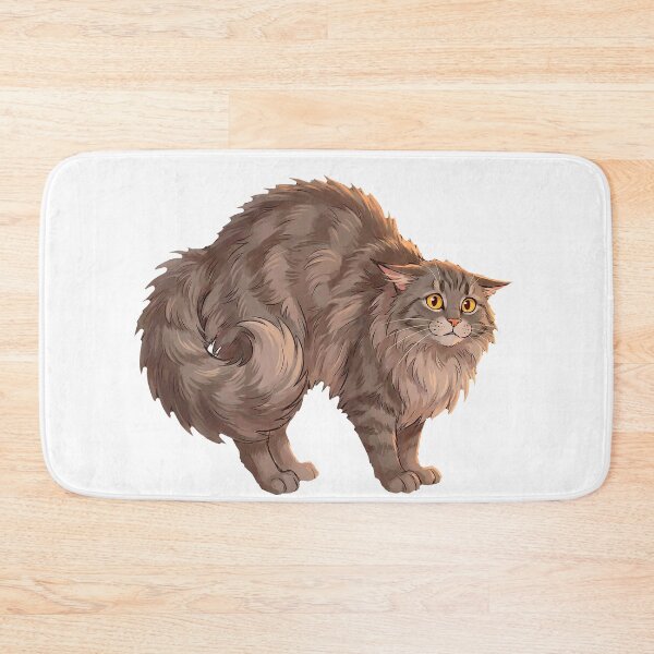 Item preview, Maine Coon Mood #07: Spooked Fluffy Arch designed and sold by Quiet Joy Studio.