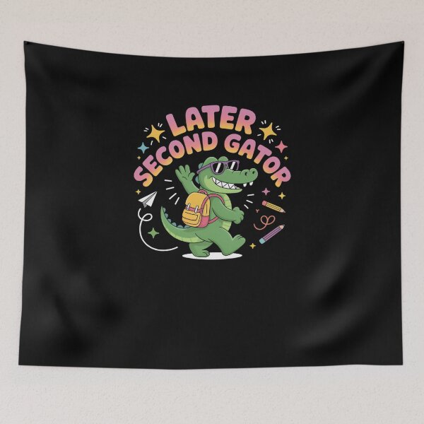 Item preview, Second Swamp Reptile Academic Tee designed and sold by SuperAndSocial.