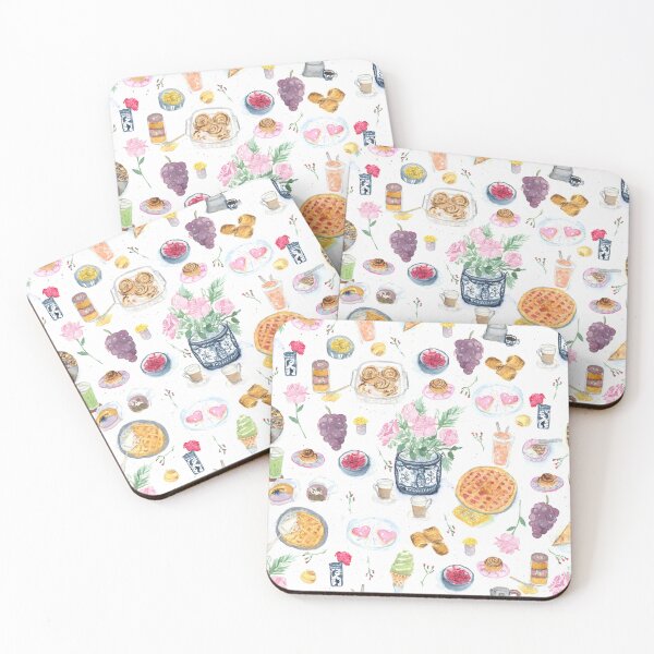 Item preview, Yum Yums - Cozy Bakery Food Stuff and Flowers designed and sold by FaireWaveArt.