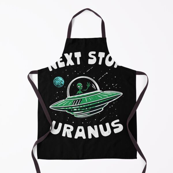 Item preview, Next Stop Uranus Funny Alien UFO Space Humor Sci Fi designed and sold by ZEtexaxe.