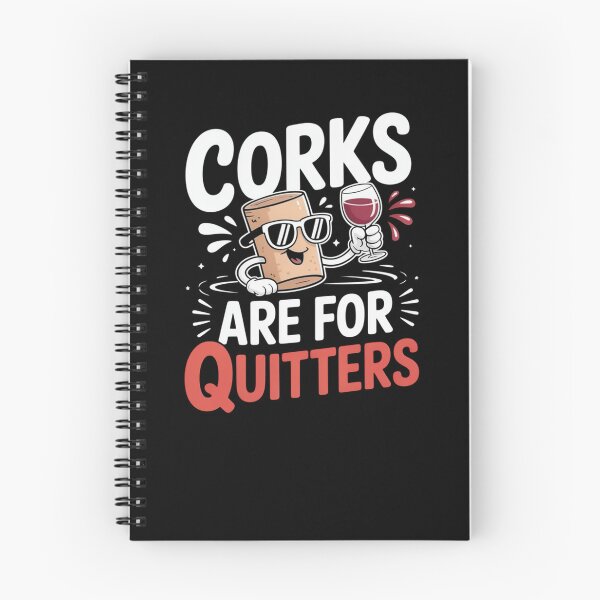 Item preview, Corks Are For Quitters Beverage Cork Art designed and sold by SuperAndSocial.