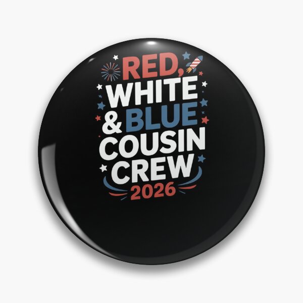 Item preview, Cousin Group 2026 Red White Family Matching designed and sold by SuperAndSocial.