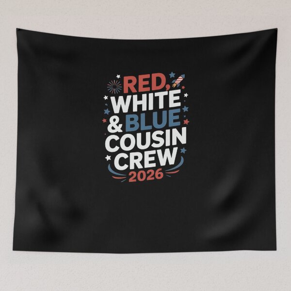 Item preview, Cousin Group 2026 Red White Family Matching designed and sold by SuperAndSocial.