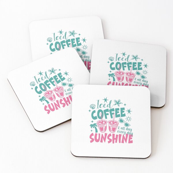 Item preview, Iced Coffee and Sunshine Summer Vibes designed and sold by HBDStudio.