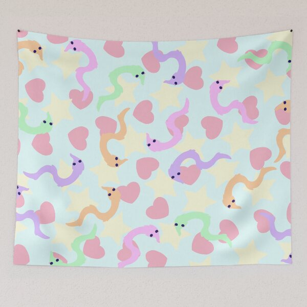 Item preview, Pastel Worm on String Party designed and sold by Froggybabyboy.