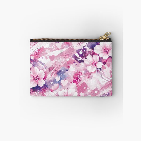 Artikelvorschau, Abstrakt Blumen Floral Muster Pink Rose Mixed Media Kirschblüten entworfen und verkauft von ColdStarfish.
