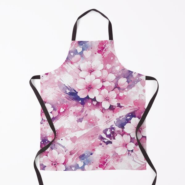 Item preview, Abstract Floral Floral Pattern Pink Rose Mixed Media Cherry Blossoms designed and sold by ColdStarfish.
