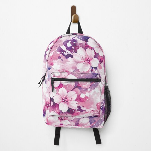 Item preview, Abstract Floral Floral Pattern Pink Rose Mixed Media Cherry Blossoms designed and sold by ColdStarfish.