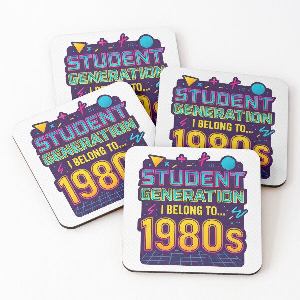 Item preview, Student Generation T‑Shirt – 1980s Decade Back Print designed and sold by Artist-shirt12.