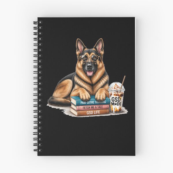 Item preview, German Shepherd Book Lover - GSD Mode Paw-sitive Thinking designed and sold by tamdevo1.
