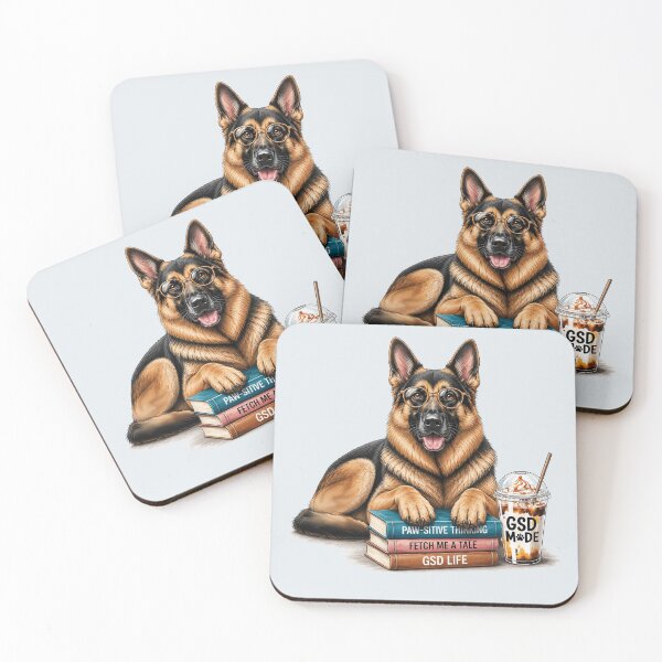 Item preview, German Shepherd Book Lover - GSD Mode Paw-sitive Thinking designed and sold by tamdevo1.